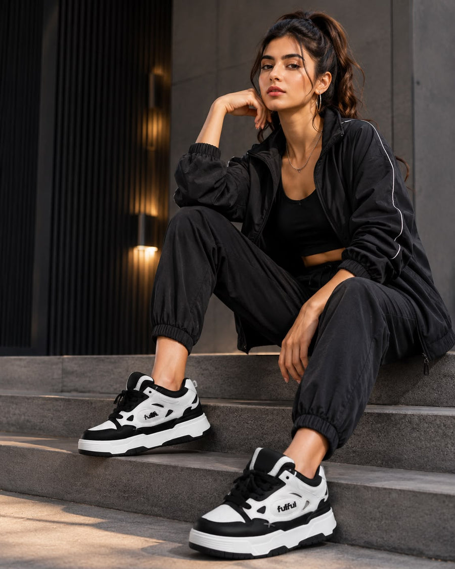 Women' Casual Sneakers Lace-Up Shoes