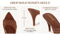 Mesh Mule Stiletto Heels